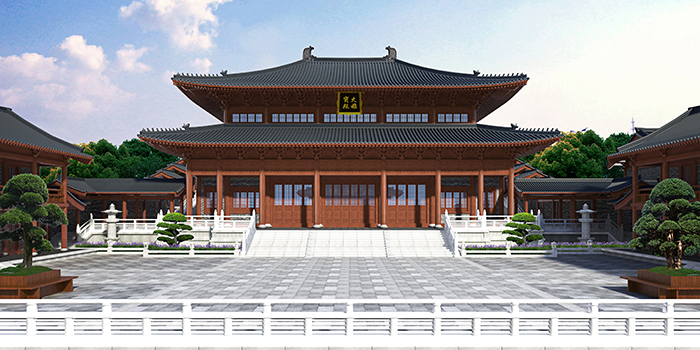 仿古建筑寺庙装修设计，融合传统与现代打造宗教空间